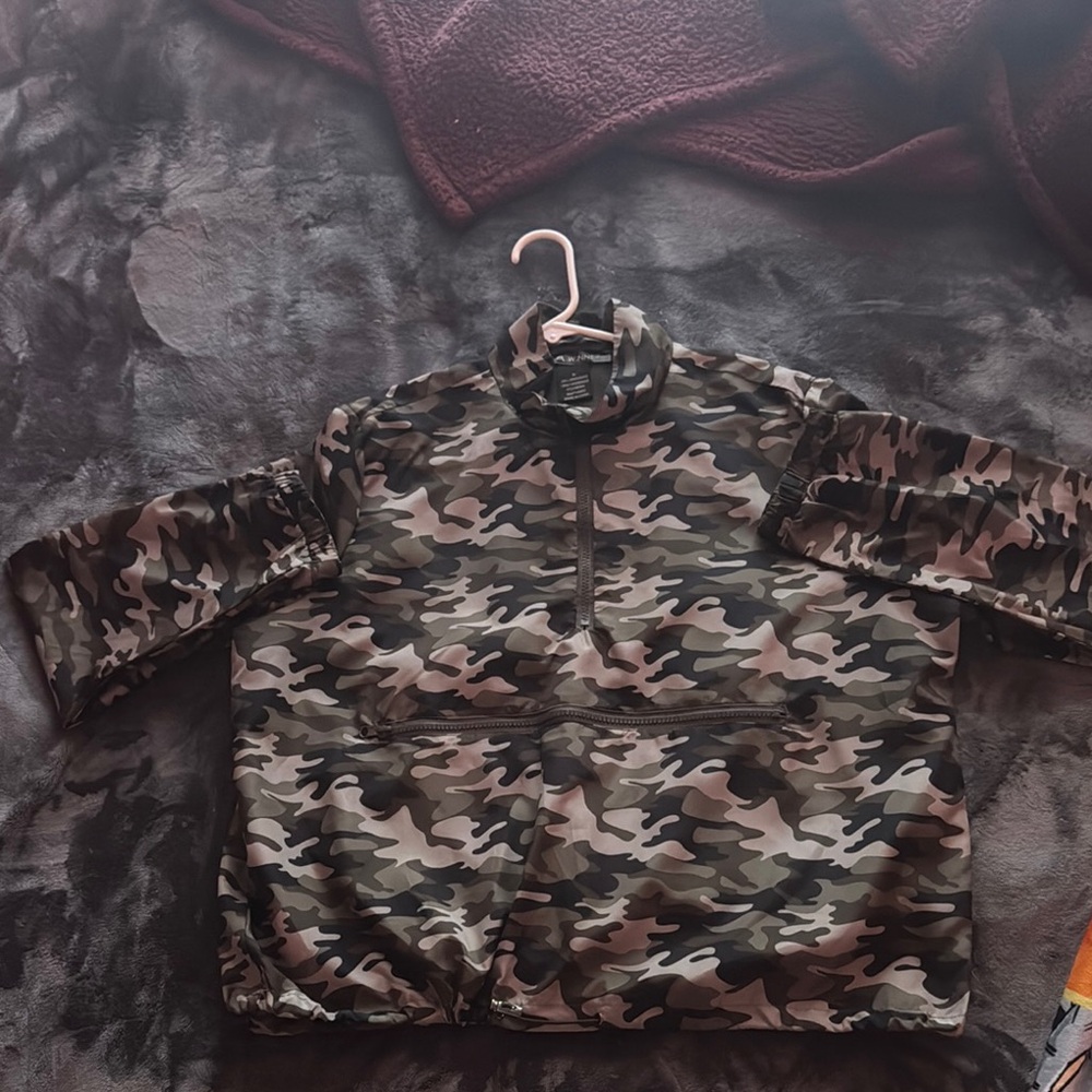 Camo Half-Zip Pullover